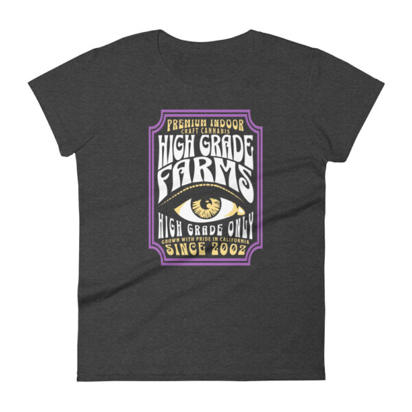 High Grade Farms Psychedelic Eye Women's T-Shirt - Image 2